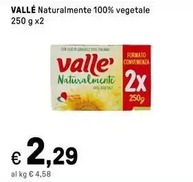 Iper La Grande VALLÉ Naturalmente 100% vegetale offerta