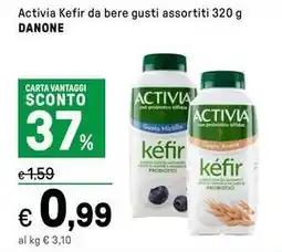 Iper La Grande Activia Kefir da bere gusti assortiti DANONE offerta