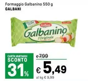 Iper La Grande Formaggio Galbanino GALBANI offerta