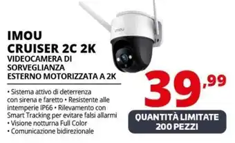 Comet IMOU CRUISER 2C 2K offerta