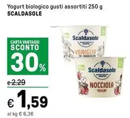 Iper La Grande Yogurt biologico gusti assortiti SCALDASOLE offerta