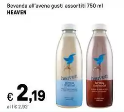 Iper La Grande Bevanda all'avena gusti assortitiheaven HEAVEN offerta