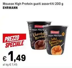 Iper La Grande Mousse High Protein gusti assortitiEhrman HIGH PROTE EHRMANN offerta