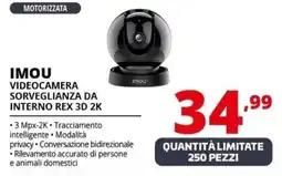 Comet IMOU VIDEOCAMERA SORVEGLIANZA DA INTERNO REX 3D 2K offerta