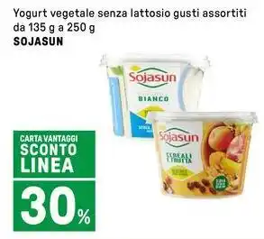 Iper La Grande Yogurt vegetale senza lattosio gusti assortiti SOJASUN offerta