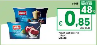 Iper La Grande Yogurt gusti assortiti MÜLLER offerta