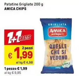 Iper La Grande Patatine Grigliate AMICA CHIPS offerta