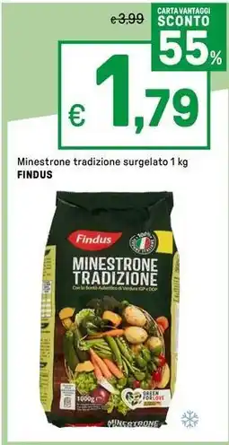 Iper La Grande Minestrone tradizione surgelato FINDUS offerta