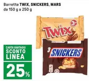 Iper La Grande Barrette TWIX, SNICKERS, MARS offerta