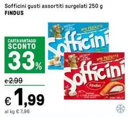 Iper La Grande Sofficini gusti assortiti surgelati FINDUS offerta