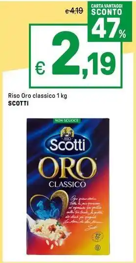 Iper La Grande Riso Oro classico SCOTTI offerta