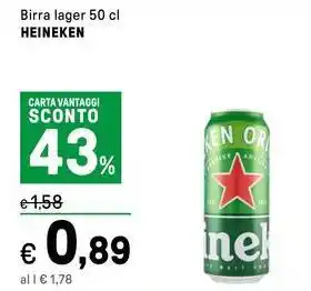 Iper La Grande Birra lager HEINEKEN offerta