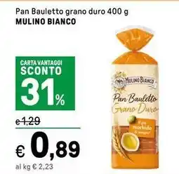 Iper La Grande Pan Bauletto grano duro MULINO BIANCO offerta