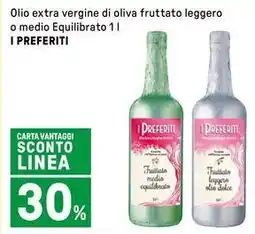 Iper La Grande Olio extra vergine di oliva fruttato leggero o medio Equilibrato I PREFERITI offerta