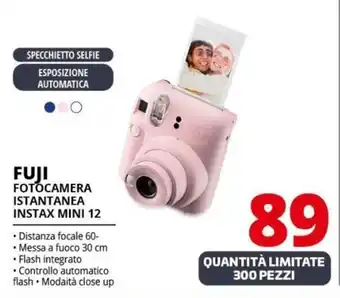 Comet FUJI FOTOCAMERA ISTANTANEA INSTAX MINI 12 offerta