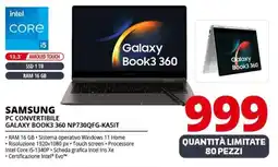 Comet SAMSUNG PC CONVERTIBILE GALAXY BOOK3 360 NP730QFG-KA5IT offerta