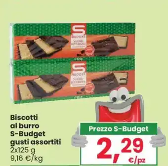 Despar Biscotti al burro S-Budget gusti assortiti offerta