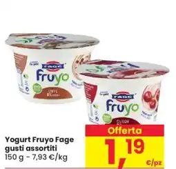 Despar Yogurt Fruyo Fage gusti assortiti offerta