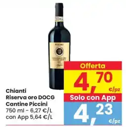 Despar Chianti Riserva oro DOCG Cantine Piccini offerta