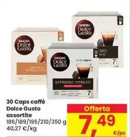 Despar 30 Caps caffè Dolce Gusto assortite offerta