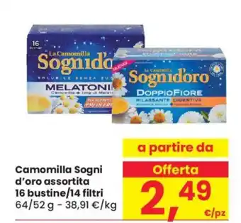 Despar Camomilla Sogni d'oro assortita offerta