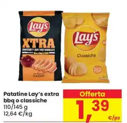 Despar Patatine Lay's extra bbq o classiche offerta