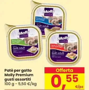 Despar Patè per gatto Molly Premium gusti assortiti offerta