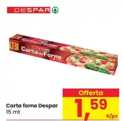 Despar Carta forno Despar 15 mt offerta