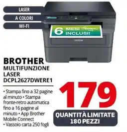 Comet BROTHER MULTIFUNZIONE LASER DCPL2627DWERE1 offerta