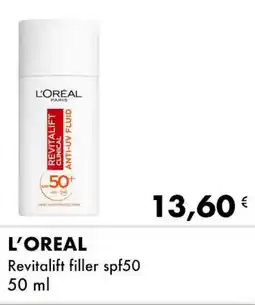 Iper Tosano L'OREAL Revitalift filler spf50 offerta