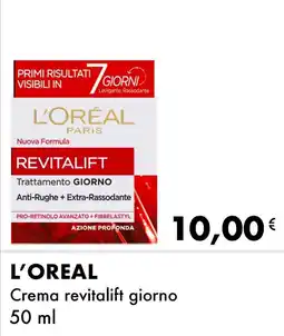 Iper Tosano L'OREAL Crema revitalift giorno offerta