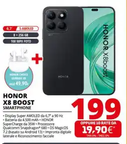 Comet HONOR X8 BOOST SMARTPHONE offerta