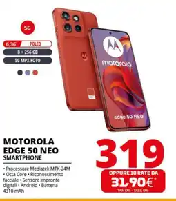 Comet Motorola edge 50 neo smartphone offerta