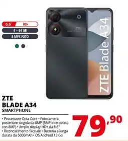 Comet ZTE BLADE A34 SMARTPHONE offerta