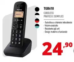 Comet Panasonic TGB610 offerta