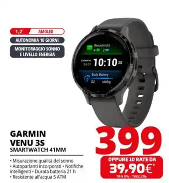 Comet GARMIN VENU 3S SMARTWATCH 41MM offerta