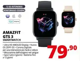 Comet AMAZFIT GTS 3 SMARTWATCH offerta