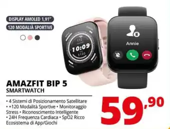 Comet AMAZFIT BIP 5 SMARTWATCH offerta