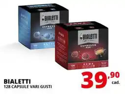 Comet Bialetti 128 capsule vari gusti offerta