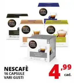 Comet Nescafè 16 capsule vari gusti offerta