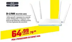 Comet D-LINK ROUTER G403 offerta