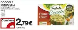 Coop Coccole bonduelle surgelate, gusti vari. esempio: broccoli e carote, offerta