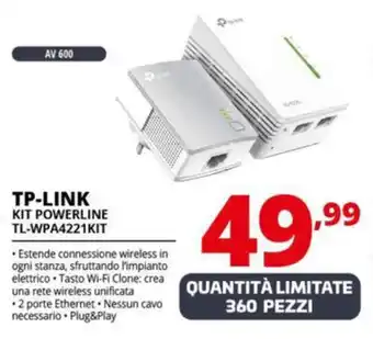 Comet TP-LINK KIT POWERLINE TL-WPA4221KIT offerta