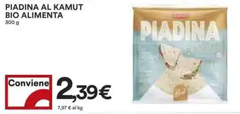 Coop Piadina al kamut bio alimenta offerta