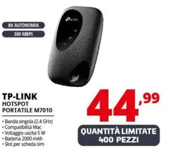 Comet TP-LINK HOTSPOT PORTATILE M7010 offerta