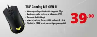 Comet ASUS TUF Gaming M3 GEN II offerta