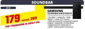 Comet SAMSUNG SOUNDBAR HW-B750D/ZF offerta