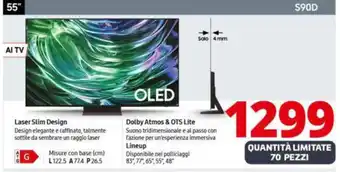 Comet SAMSUNG OLED 55" S90D offerta