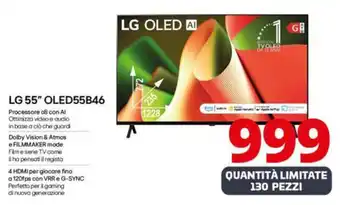 Comet LG 55" OLED55B46 offerta