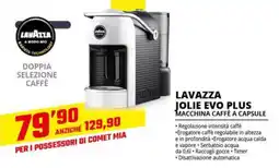 Comet Lavazza jolie evo plus macchina caffè a capsule offerta